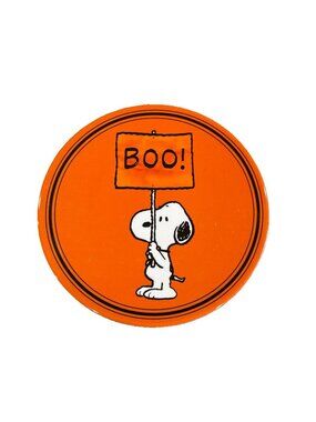 Peanuts Halloween Plate Snoopy Pottery Barn Kids Boo